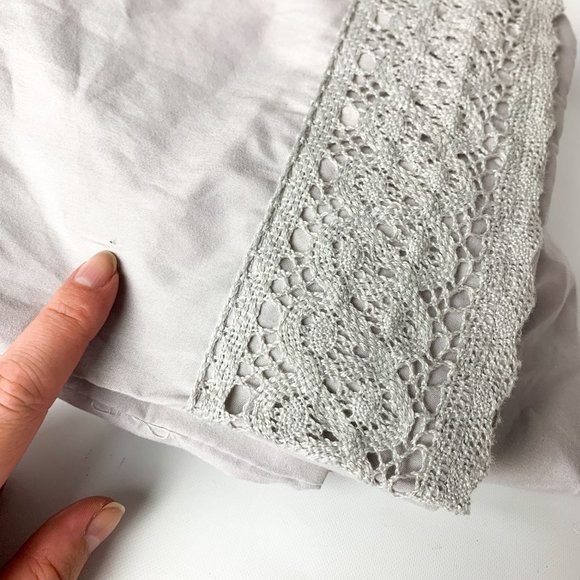 Modern Threads Crochet Lace Twin Bed Sheet Set - Picture 7 of 9